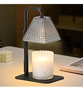 Candle Warmer Lamp with Timer & Dimmer - Electric Wax Melt Warmer with Adjustable Height for Scen...
