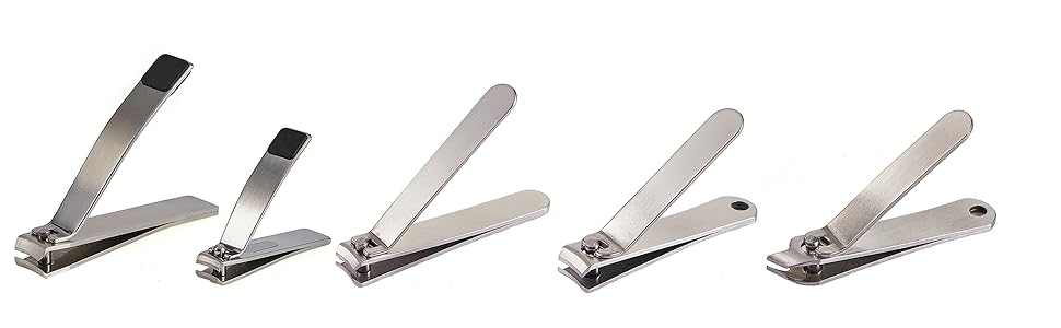 5PCs different size nail clippers set