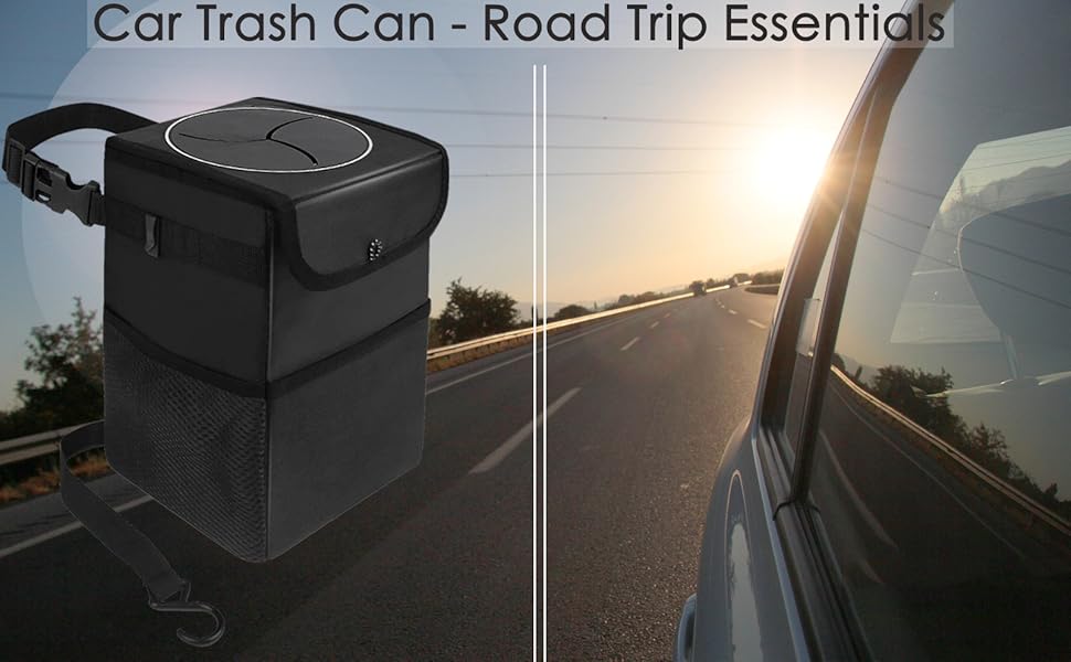 XHRING Car Trash Can Garbage Can for Ford F150 F150 F250