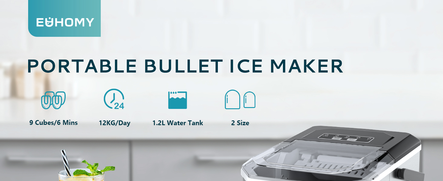 PORTABLE BULLET ICE MAKER