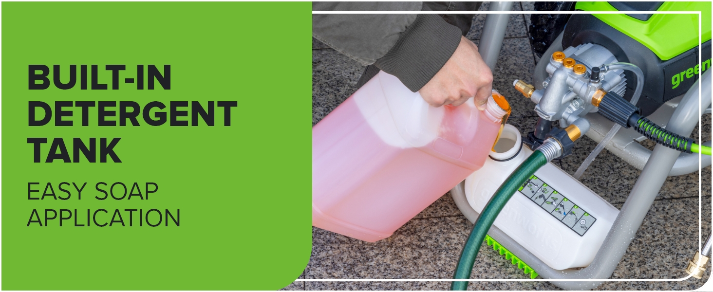 BUILT-IN DETERGENT TANK