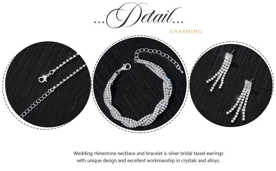 sparkling earrings set