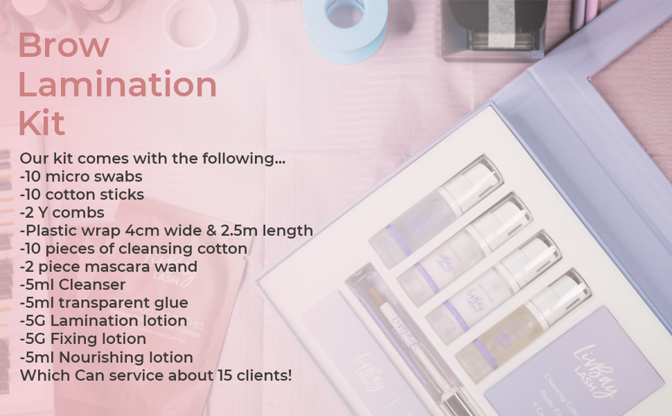 Brow Lamination Kit by LivBay Eyebrow Lamination Kit