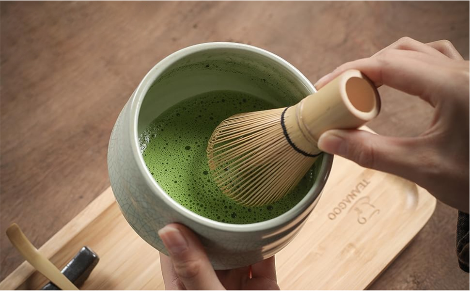 茶碗　茶盌　茶道具　matchabowl TEANAGOO Japanese Ceramic Matcha Bowl with Whisk Holder, 18