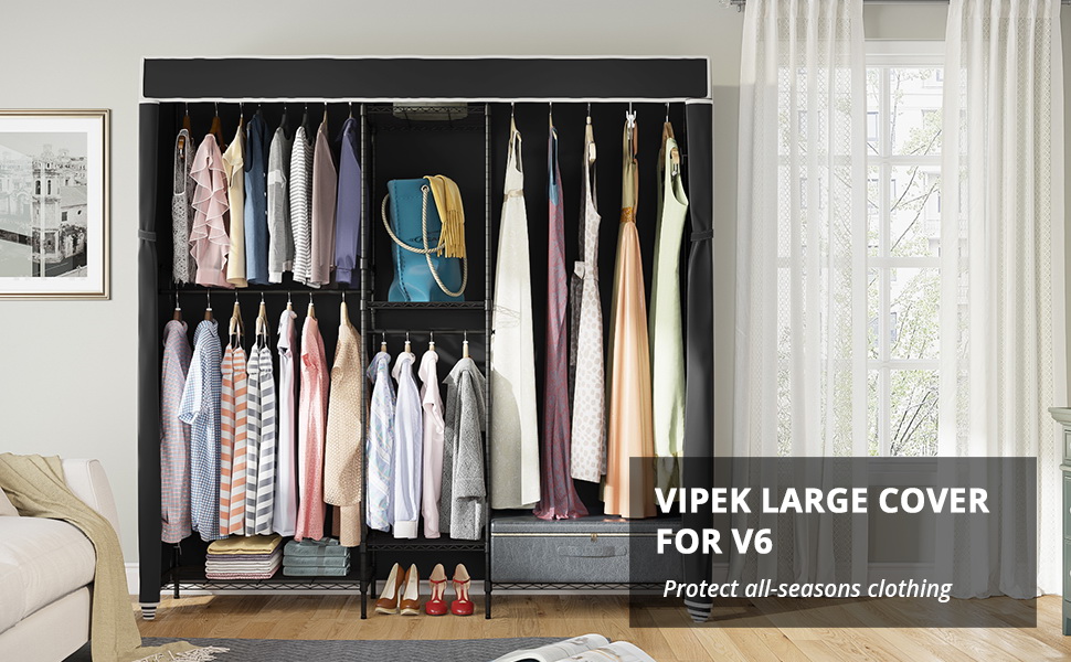VIPEK Garment Rack Cover for V6, Dustproof Clothes Cover