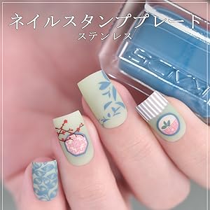 ネイルプレート Amazon.co.jp: ネイルスタンププレート 3枚セット ネイルプレート