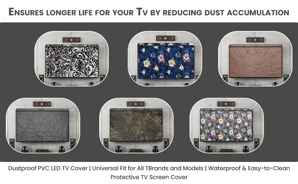 SPN-JGSP The Furnishing Tree Dustproof PVC LED TV Cover Suitable for All Models