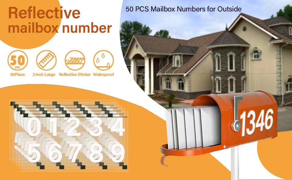 mailbox numbers for outside