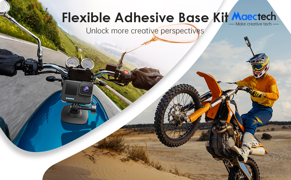 Flexible Adhesive Mount Compatible for Insta360