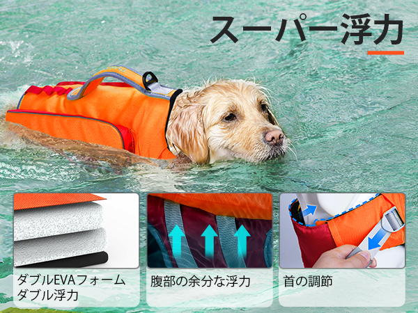 犬用ライフジャケット レッド y900354.jpg