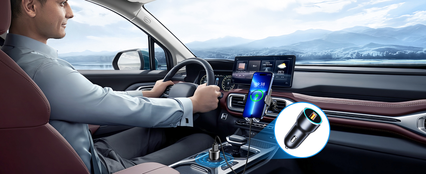 EOIWUY Wireless Car Charger Mount