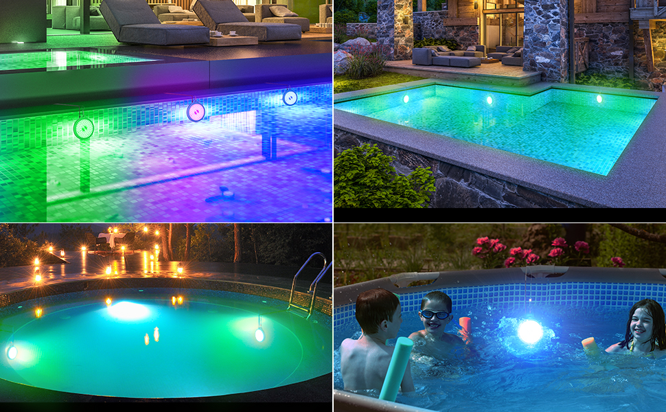 Led Pool Lights for Above Ground Pools with Remote Control