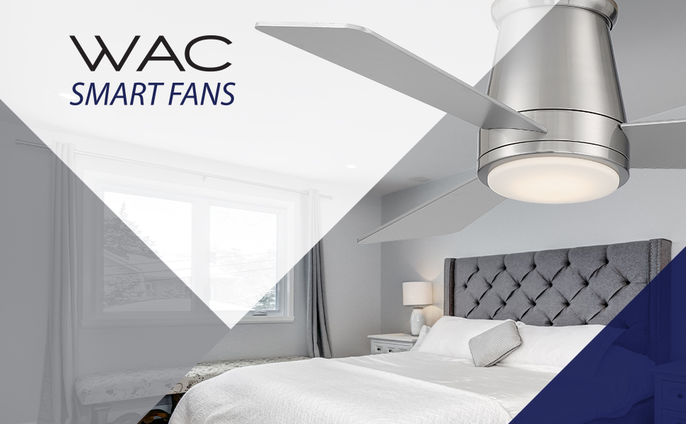 WAC, WAC Smart Fans, ceiling fans, WAC Lighting Fans, Fans