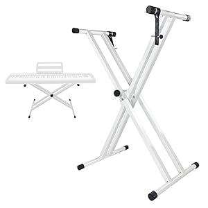 CARINA キーボード　スタンド　イス Amazon.co.jp: Carina キーボードスタンド + 椅子 セット X型 高