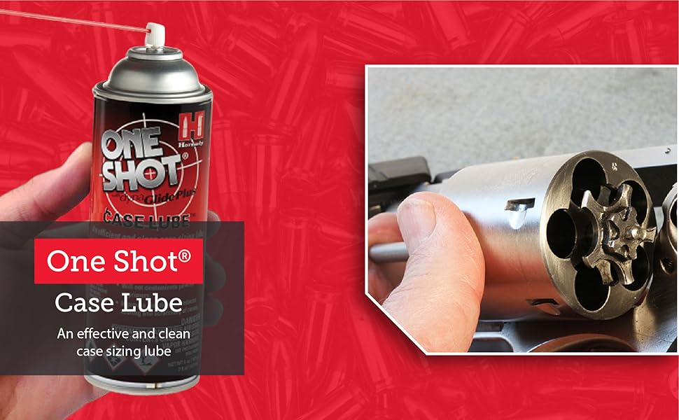 Hornady One Shot Case Lube, 5 oz Aerosol Dry Lube, with