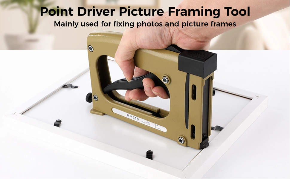 Point Driver for Pictures Framing with 1000 Staples