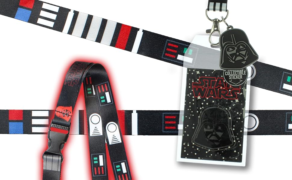 SWCJ 入場バッジ ダースベイダー ストラップ ランヤード Amazon.com : Star Wars Darth Vader ID Lanyard Badge Holder