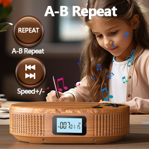 Portable Bluetooth CD player