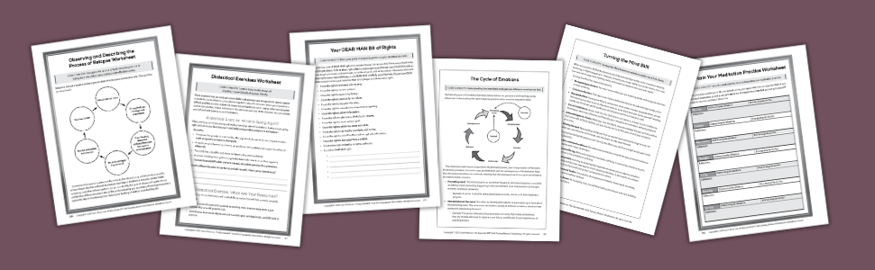 DBT worksheets inside