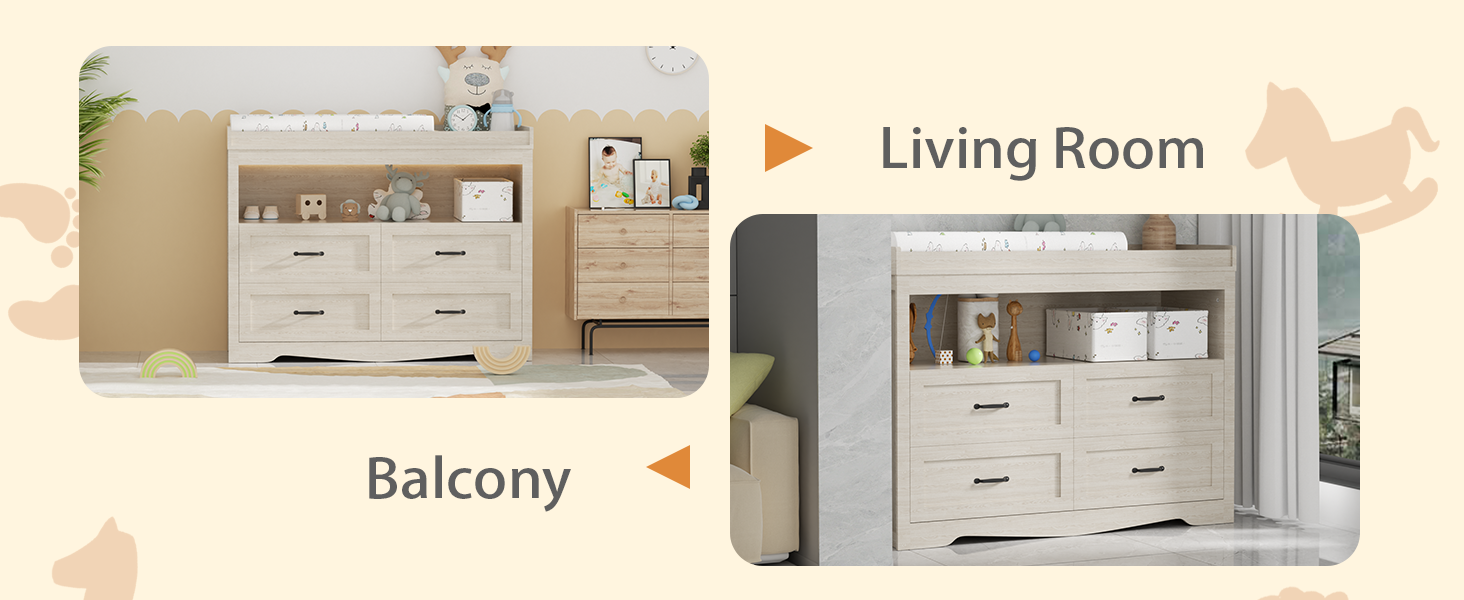Baby Changing Table Dresser