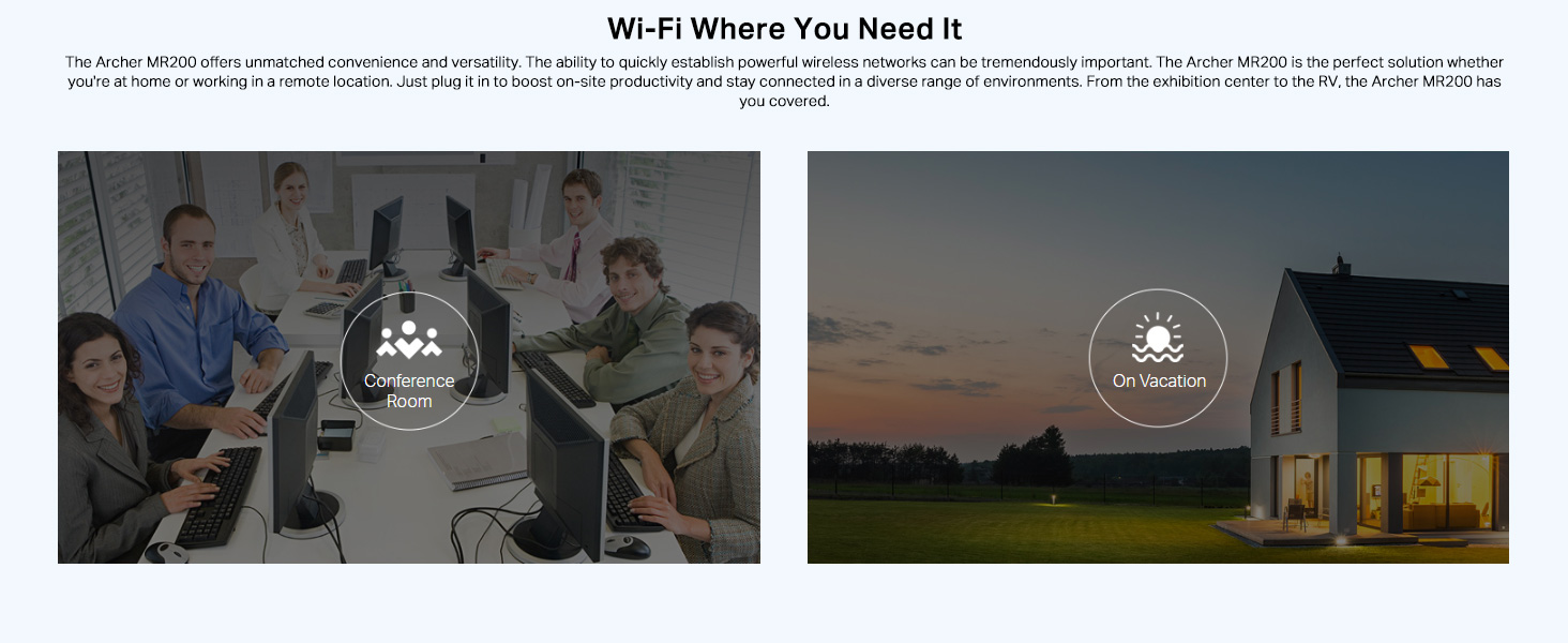 Archer MR200 AC750 Wireless Dual Band 4G LTE Router