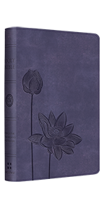 ESV Compact Bible TruTone, Lavender, Bloom Design