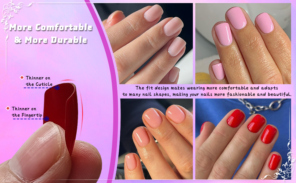 short press on nails square fake nails black glue on nails christmas nails press ons nail short