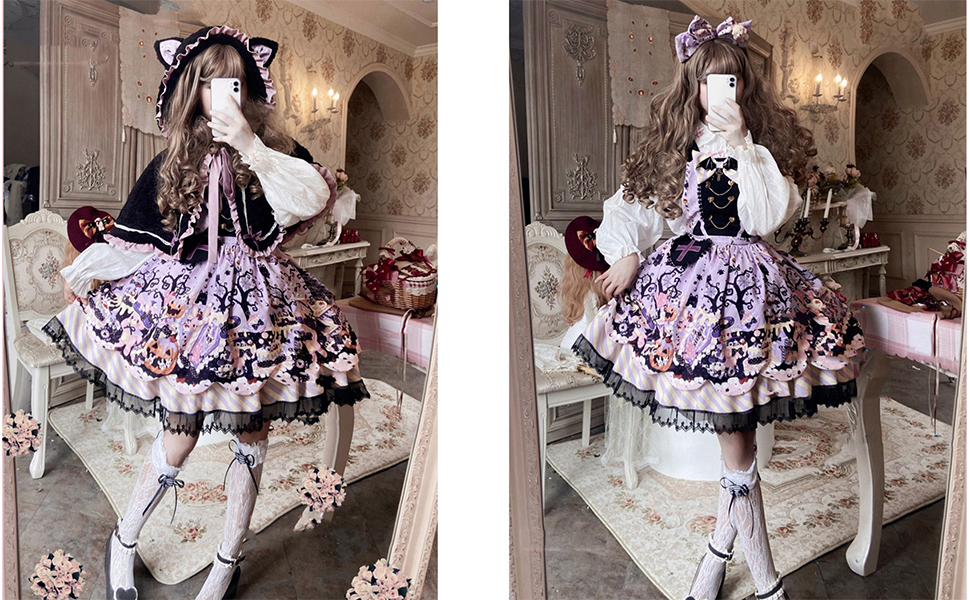ロリータ ゆめかわいい　宮殿風 ゴスロリ 蝶結び オーガンジー　お嬢様 姫 Amazon.co.jp: [トクとユウ] ロリータ ワンピース 白 刺繍