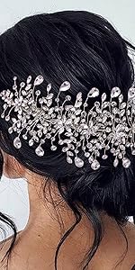 rhinesrhinestone hair combtone hair comb