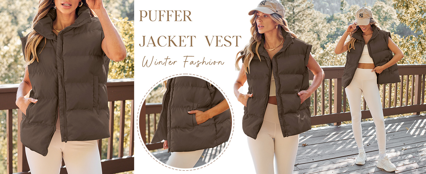 puffer vest women