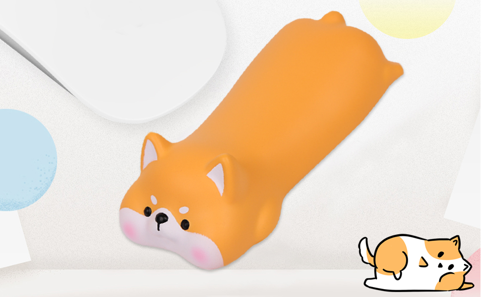 Small Wrist Rest Mouse Pad, Mini Cute Ergonomic Cartoon