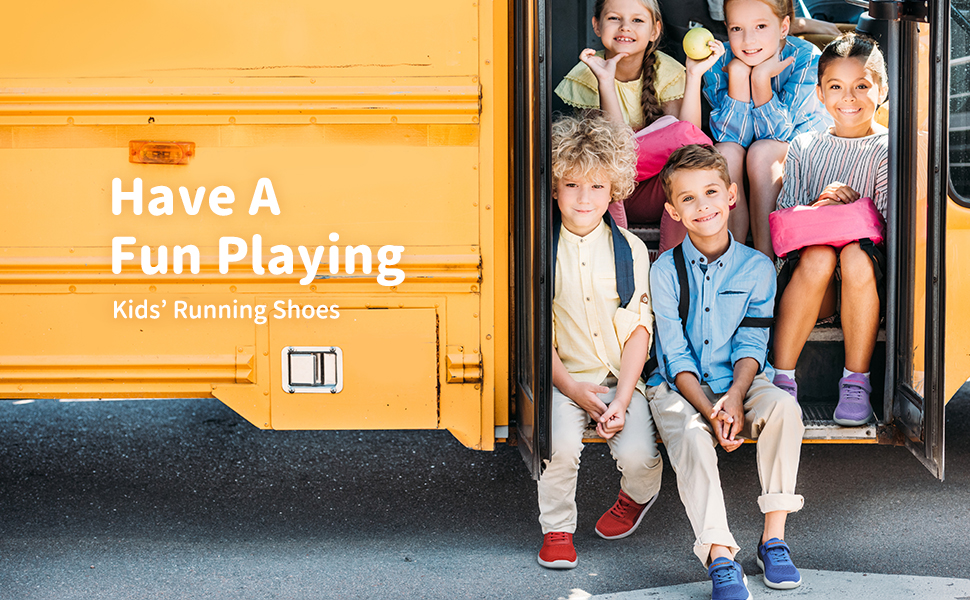 DREAM PAIRS Kids ZOOM-K Running Shoes