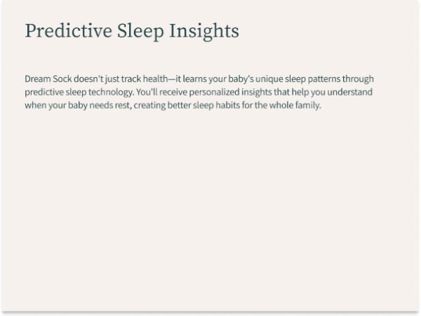 Predictive Sleep Insights