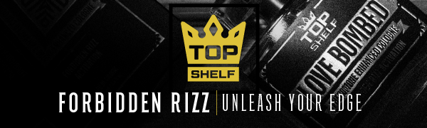 top shelf logo plus love bombed background pheromone cologne for men 