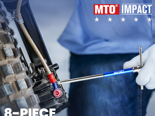 MTO Metric T-Handle Spinner Allen Key Wrench Set, 8-Piece 2