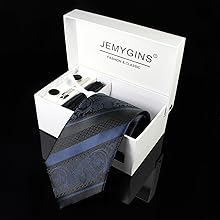 ♥【未使用】エルメス　ネクタイ＆チーフ＆カフスボタンセット　箱付 未使用】エルメス ネクタイ＆チーフ＆カフスボタンセット 箱付