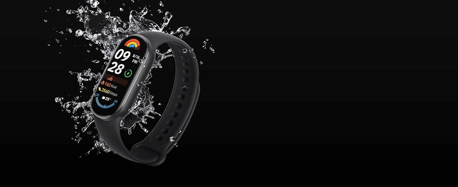 Xiaomi Smart Band 9 Fitness Tracker, AMOLED Display with 1200 Nits
