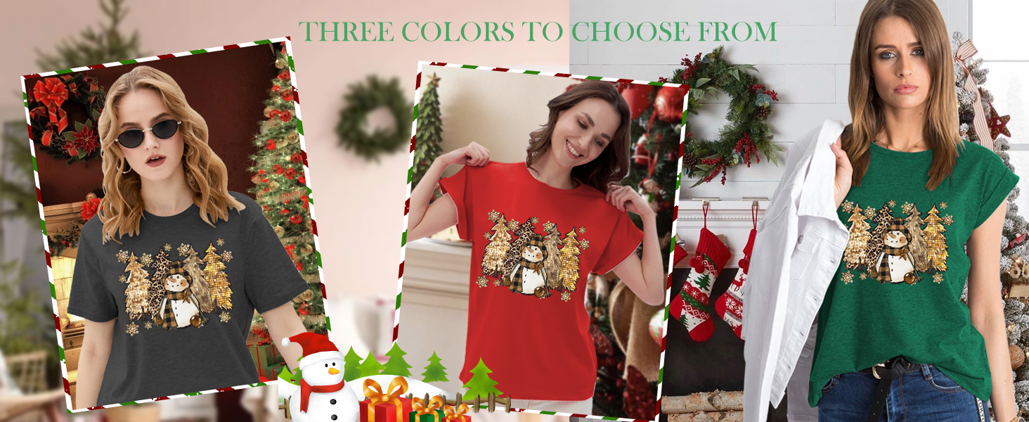 Christmas snowman tree shirt, Christmas gift tees
