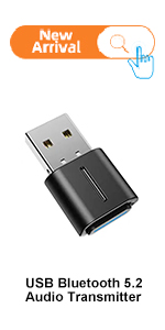USB Bluetooth 5.2 Audio Transmitter