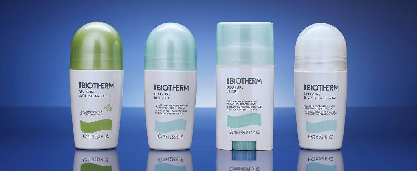 Biotherm Deo Pure Roll-on 3 Pack www.amazon.fr