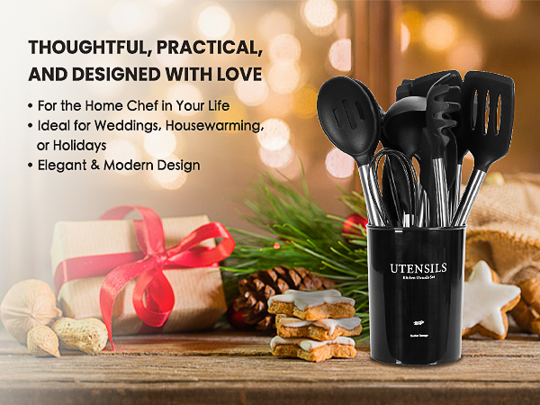 silicone cooking utensils set