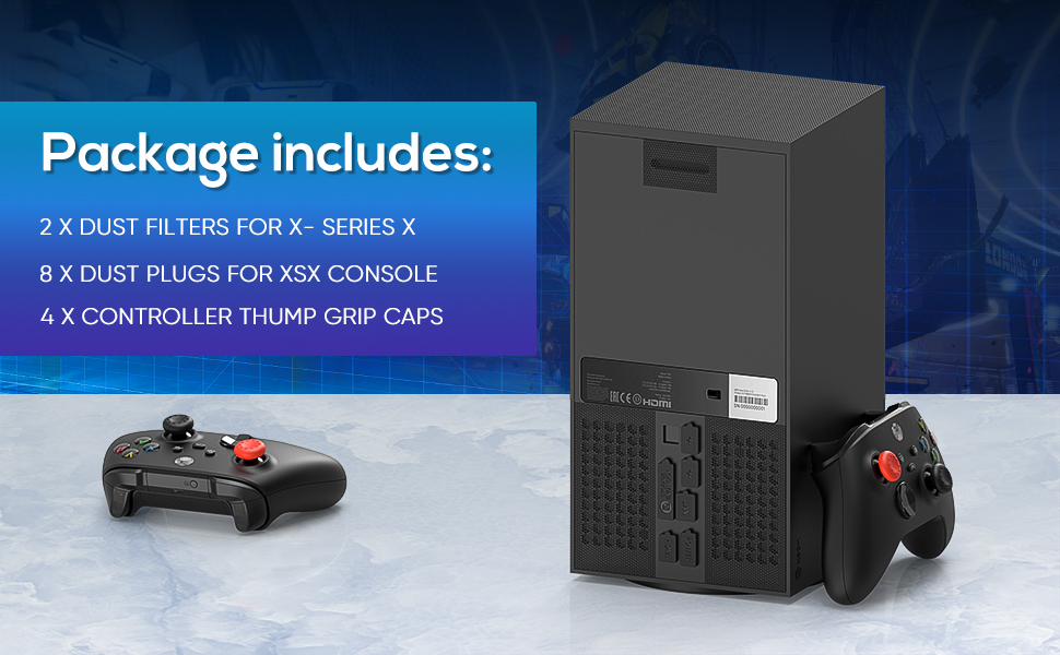 Dust Cover for Xbox Series X, Dust Filter Cover Mesh Cooler