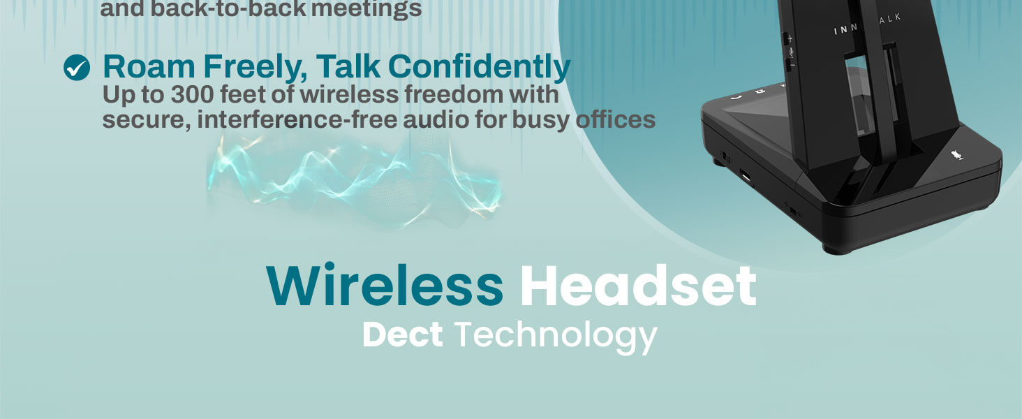 INNOTALK Wireless Headset for Cisco