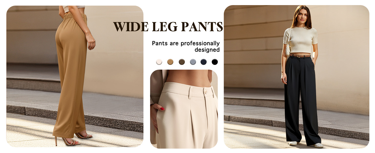 wide leg pants woman