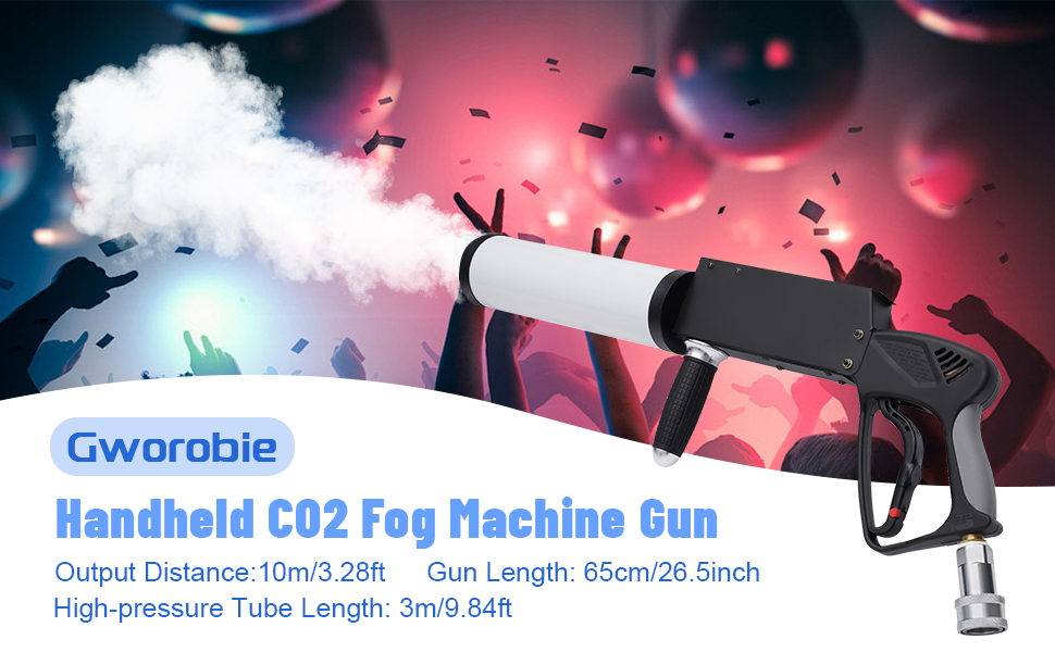 Handheld CO2 Gun for Stage, CO2 Jet Machine Smoke Machine