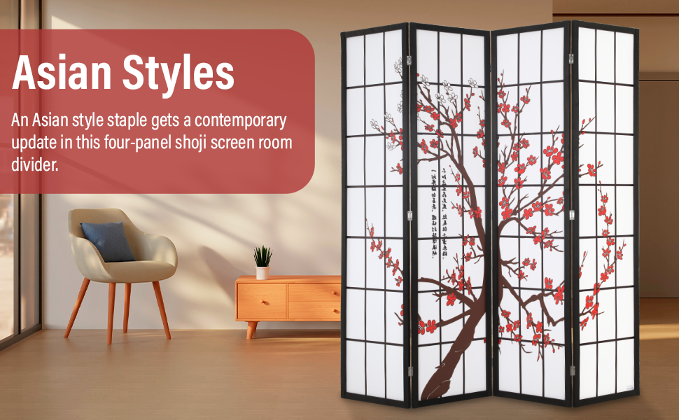 rukaページ Amazon.com - Ruesleag Room Divider 6FT 4 Panels Wall Divider