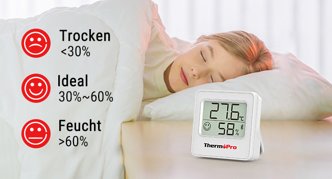 Thermometer Bluetooth Luftfeuchte Messgerät Bluetooth Temperaturensor