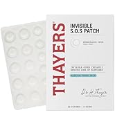 THAYERS Invisible S.O.S Hydrocolloid Acne Pimple Patch, Ultra-Thin Design Instantly Reduces Look ...