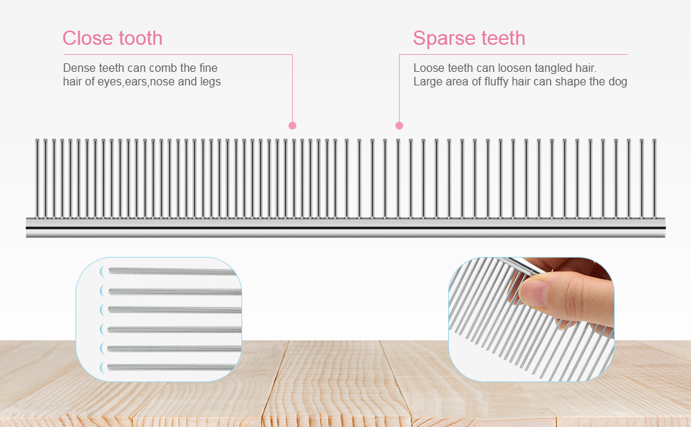 2 in 1 teeth comb