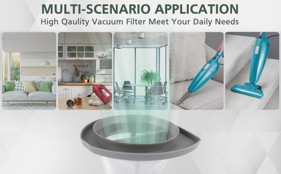 6 PACK 2033 Replacement Filter Compatible with Bissell